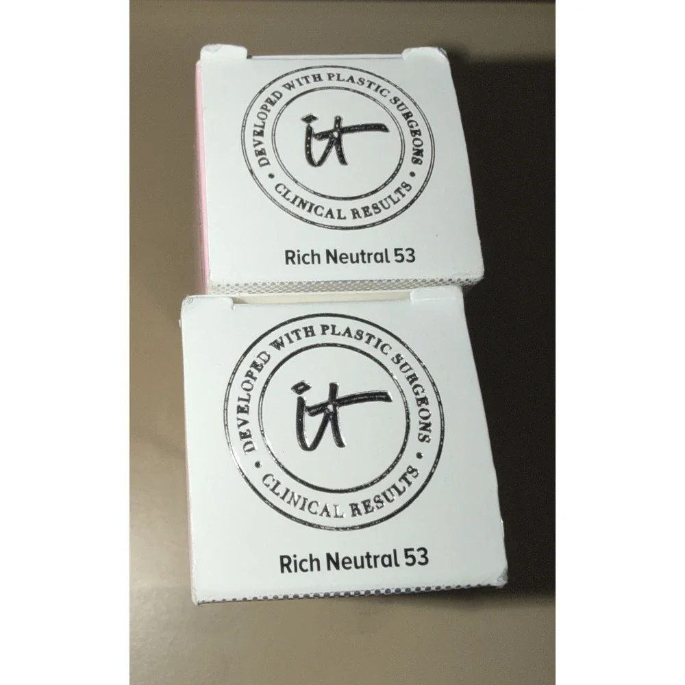 2 IT Cosmetics Your Skin But Better Foundation + Skincare Rich Neutral 53
